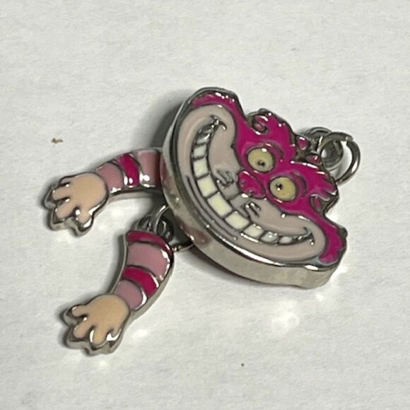 Disney Parks Charmed in The Parks Cheshire Cat Charm Dangle Enamel Metal - Picture 1 of 6